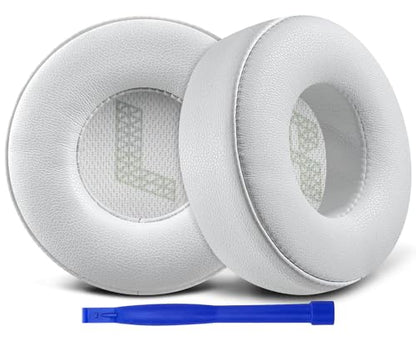 SOULWIT Replacement Earpads for JBL Live 670NC On-Ear Headphones(Do Not Fit Tune 670NC), Ear Pads Cushions with Soft Protein Leather and High-Density Noise Isolation Foam - Grey - color: Grey