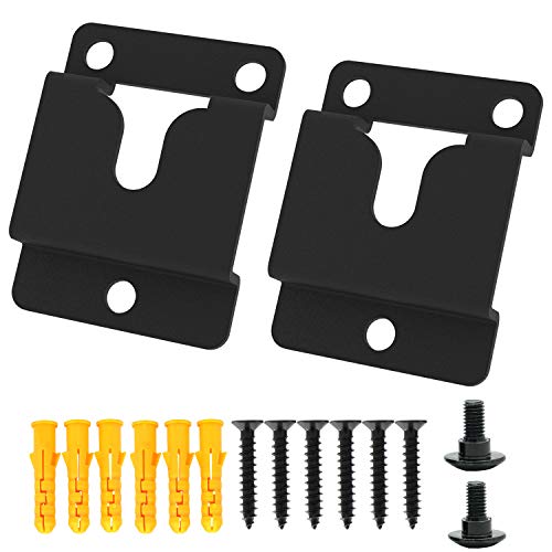 Sound Bar Wall Mount Brackets for Vizio Soundbar Wall Mounted Holders S3820W-C0 SB3851-C0 SB4051-D5 S5430W-C2 SB3651-E6 S2920W-C0 Mounting Bracket Kit with Screws