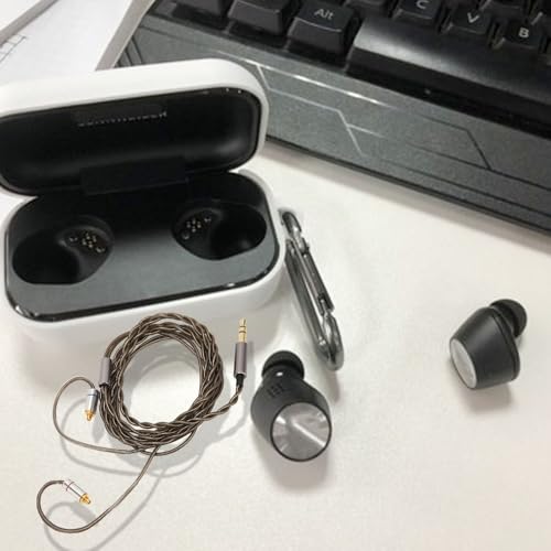 3.9ft MMCX Earphone Cable 3.5mm Plug Silver Plated Copper Core Earbuds Upgrade Wire Plug and Play for IE300 IE600 IE900