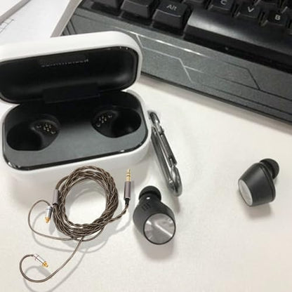 3.9ft MMCX Earphone Cable 3.5mm Plug Silver Plated Copper Core Earbuds Upgrade Wire Plug and Play for IE300 IE600 IE900