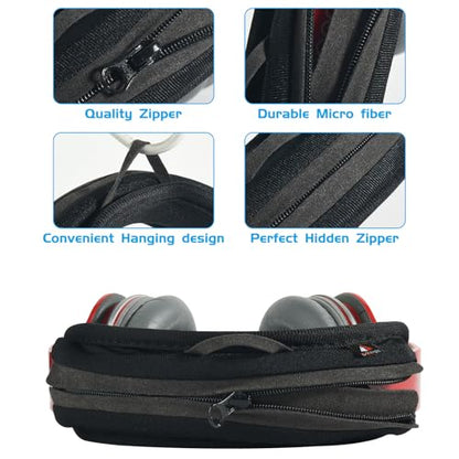 Universal Replacement Headband Cushion Pad Cover Protector Compatible with ATH M50X, QC 35i/35ii, QC25, Solo 2/Solo 3, Studio 2/3 Headphones (Black) - color: Black