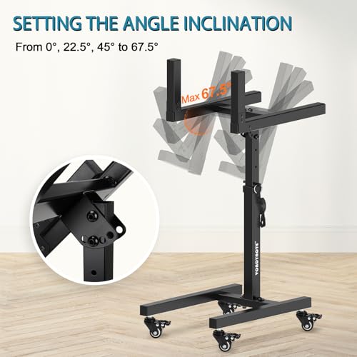 Vondynote Guitar Amp Stand with Wheels Adjustable Combo Amp Stand Tilt Back