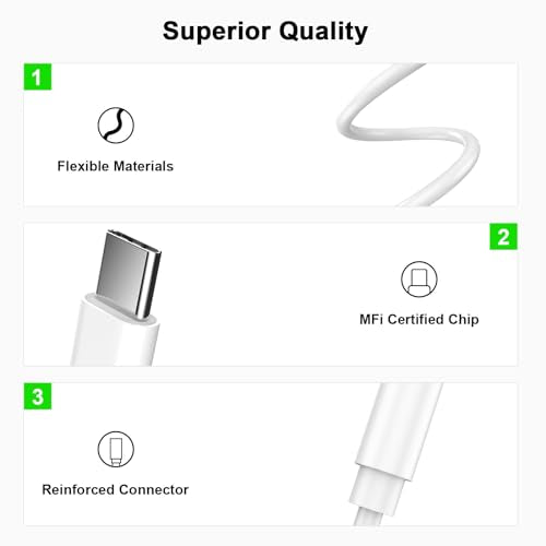 [Apple MFi Certified] USB C to 3.5mm Audio Adapter for iPhone 17 16 15 | 5 Pack USB Type C to 3.5 mm Headphone Jack Aux Audio Cable Dongle Adapter for iPhone 17/aIR/17 Pro/17 Pro Max/16 15 Pro Max