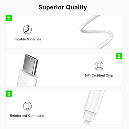 [Apple MFi Certified] USB C to 3.5mm Audio Adapter for iPhone 17 16 15 | 5 Pack USB Type C to 3.5 mm Headphone Jack Aux Audio Cable Dongle Adapter for iPhone 17/aIR/17 Pro/17 Pro Max/16 15 Pro Max