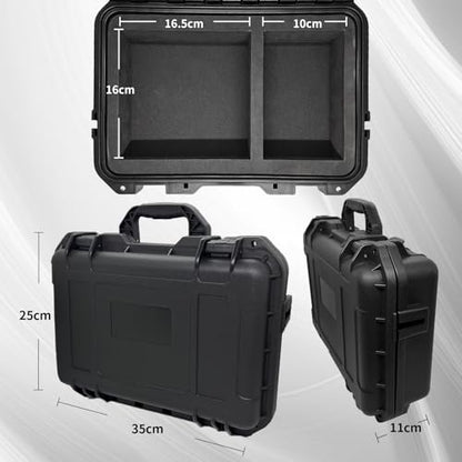 Audio Interface Carrying Case for Universal Audio Apollo Twin X DUO/Twin X QUAD/Twin X DUO Gen 2/ Twin X QUAD Gen 2, Hard Shell Travel Case Equipped with Comfort Handle