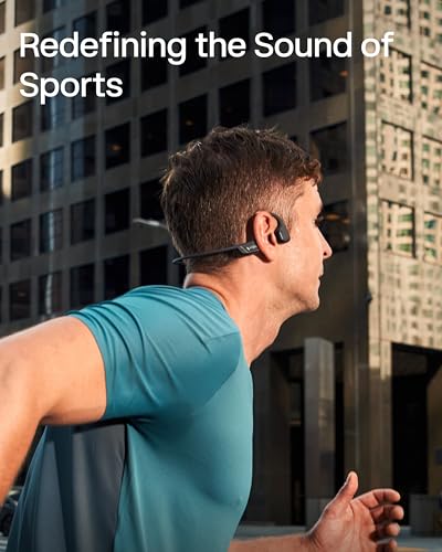 SHOKZ OpenRun Pro 2 Bone Conduction Bluetooth Sport Headphones, Black | Bundle with Reflective Strip；Open-ear awareness; DualPitch premium sound；Smart Mic; IP55; 12H battery; Running/cycling/hiking - color: Black, size: Standard