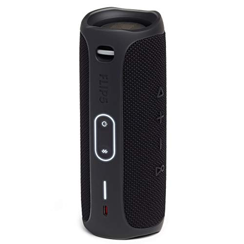 JBL Flip 5 Waterproof Portable Bluetooth Speaker - Black (Renewed) - color: black
