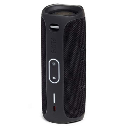 JBL Flip 5 Waterproof Portable Bluetooth Speaker - Black (Renewed) - color: black