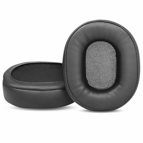Ear Pads Replacement Compatible with Senal SMH-1000 SMH-1200 Monitor Headphones Earpads Ear Cushions Protein Leather Black