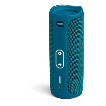 JBL FLIP 5 - Waterproof Portable Bluetooth Speaker Made From 100% Recycled Plastic - Blue | Made from 90 recycled plastic, Sounds better than ever, Bring the party anywhere, Make a splash with IPX7 waterproof design - color: Eco Blue