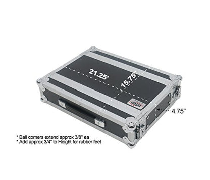 OSP Cases | ATA Road Case | 2-Space Effects Rack | 10" Deep | RC2U-10 - size: 2 Space, 10"