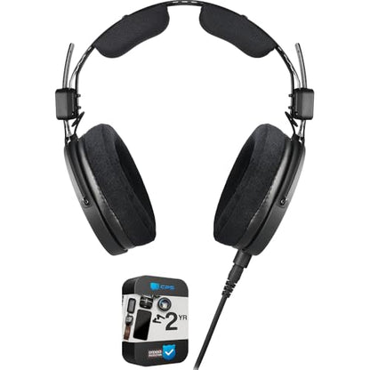 Audio-Technica ATH-R50x Pro Open Back Reference Headphones Bundle with 2 YR CPS Enhanced Protection Pack