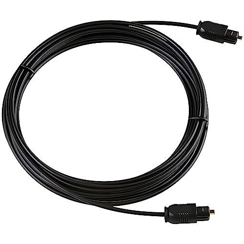 Digital Audio Fiber Optic Toslink Cable SPDIF, 10 Feet (2-Pack) - style: 2-Pack