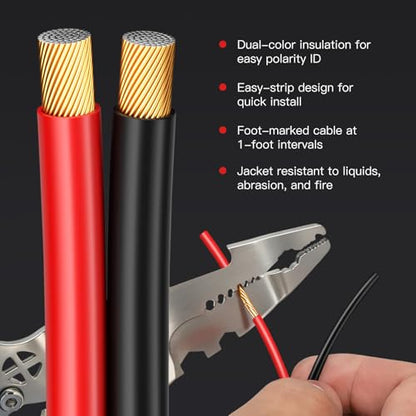 12 Gauge Speaker Wire 150ft 2-Conductor CCA Home & Car Audio | Speaker Cable for Clean Audio Transmission & 1ft Printed Marks, Red/Black Polarity, Flexible PVC for Wall & Car Audio - size: 150FT, style: 12GAUGE