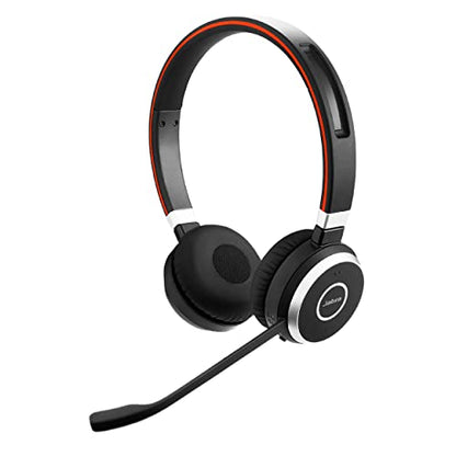Jabra Evolve 65 SE Link380a MS Stereo- Bluetooth Headset with Noise-Cancelling Microphone, Long-Lasting Battery and Dual Connectivity - Works with All Other Platforms - Black - size: MS Teams, style: Stereo