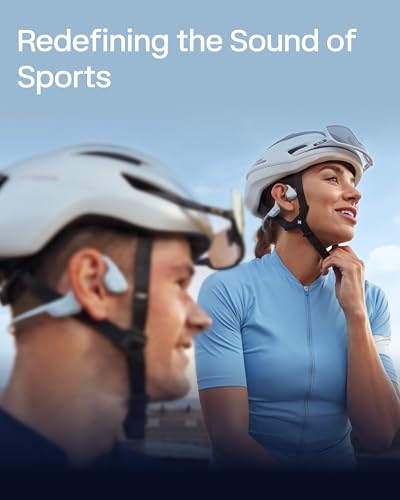 SHOKZ OpenRun Pro 2 Bone Conduction Bluetooth Sport Headphones, Blue | Bundle with Reflective Strip；Open-ear awareness; DualPitch premium sound；Smart Mic; IP55; 12H battery; Running/cycling/hiking - color: Blue, size: Standard