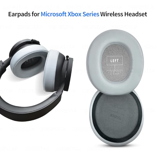 Replacement Earpads for Microsoft Xbox Series Wireless Headset Cover for Microsoft Xbox one Series X|S/PC Wireless Headset (Earpads) - color: Earpads