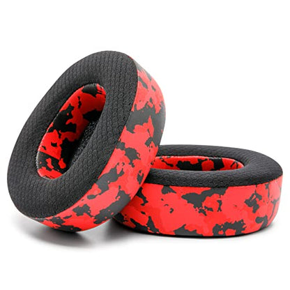 WC Freeze Nova Pro Wireless - Earpads for Arctis Nova Pro Wireless & More | Made by Wicked Cushions | Also fits SteelSeries Nova Elite & Nova Pro Omni(Doesn't Fit Other Models) | Red Camo - color: Red Camo