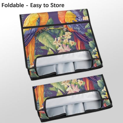 Tropical Tree Flower Parrot Kitchen Aid Mixer Cover - 6-8 Quarts Compatible Stand Mixer Dust Cover - Zipper Pocket Organizer Bag - color: Bird