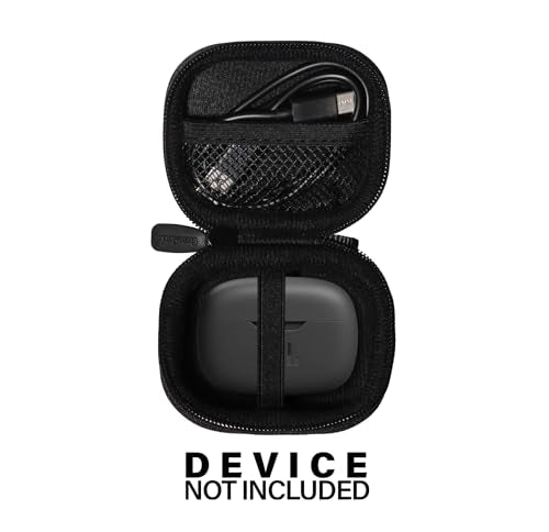 Case for JBL Vibe Beam True Wireless Noise Cancelling Earbuds (Black) - color: Black