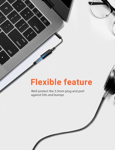3 Pack 3.5mm Headphone Extension Cable TRS AUX 4 Pole 3.88 inch | Extender, Stereo Adapter Convertor, Laptop Headset Phone