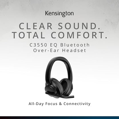 Kensington C3550 EQ Wireless Bluetooth Over-Ear Computer Headset K97466WW