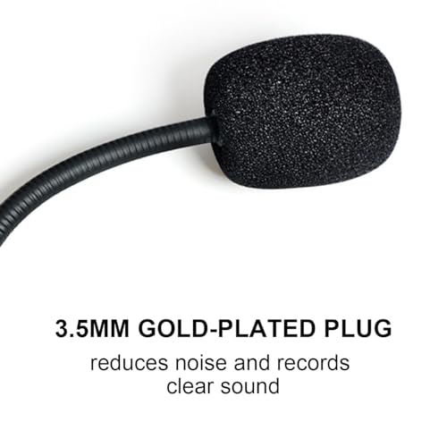 Replacement Game Mic for Logitech G Pro X & G Pro Gaming Headset Detachable Microphone Boom Gaming Headsets 3.5mm Jack Noise Canceling Mic Only