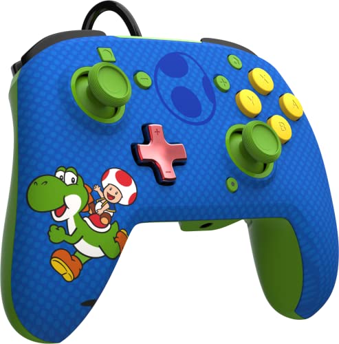 PDP REMATCH Wired Controller for Nintendo Switch/Lite/OLED - Toad & Yoshi - color: Toad & Yoshi