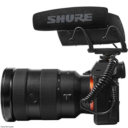 Shure VP83 LensHopper Camera-Mounted Condenser Shotgun Microphone for use with DSLR Cameras and HD Camcorders - Capture Detailed, High Definition Audio with Full Low-end Response - style: Standard