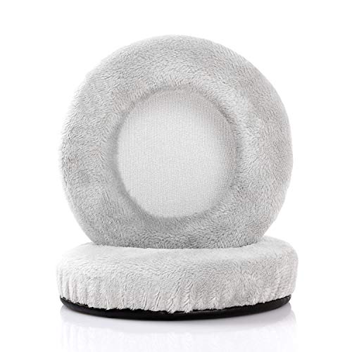 DT770 Velour Replacement Earpads Compatible with Beyerdynamic DT 990 Pro DT 770 Pro DT990 DT770 Pro Headphone Cushions with High Density Memory Foam - Grey