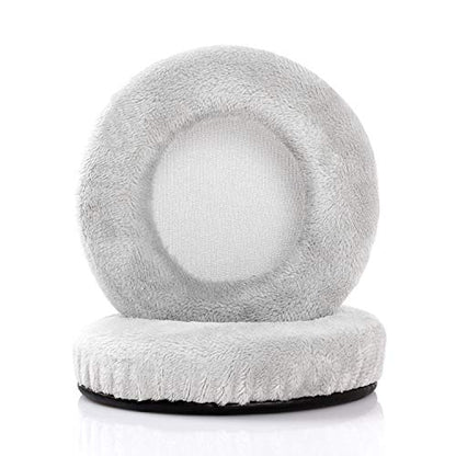 DT770 Velour Replacement Earpads Compatible with Beyerdynamic DT 990 Pro DT 770 Pro DT990 DT770 Pro Headphone Cushions with High Density Memory Foam - Grey