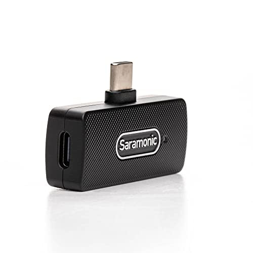 Saramonic Blink 100 B5 Ultra-Portable Clip-On Wireless Mic System w/USB-C Receiver for iPhone 15, Android, Newer iPads & Computers - size: 1-Person Clip-On B5