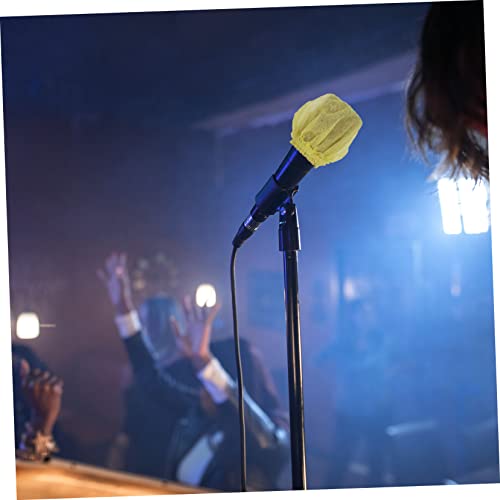 SHOWERORO 200pcs Disposable Microphone Covers Moisture-resistant Mic Protectors for Ktv Conferences and Performances Saliva and