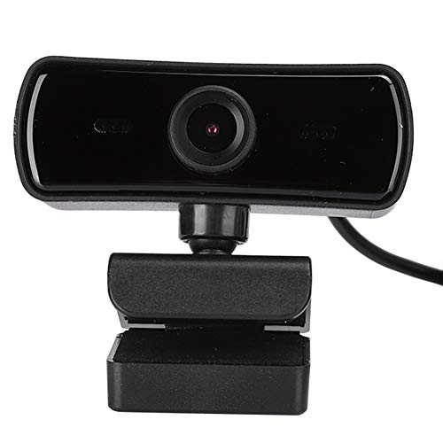 1080P Webcam, USB Webcam with Microphone USB Computer Web Camera, Plug and Play for Live Broadcast Net Class Conferencing Video Calling (Black)