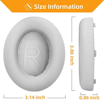 Replacement Ear Pads for Bose 700 NC700, Memory Foam, Gray - color: Gray