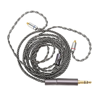 Earphone Cable,MMCX to 2.5mm 3.5mm 4.4mm Replacement Cable Detachable Earphone Cable 3.5MM Earphone Replacement Cable Headphones Extension Cable for UE900 T100 W40 ES50 UM PRO30