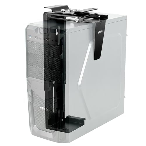VIVO Under Desk and Wall Office PC Mount w/Swivel - size: Mid Towers
