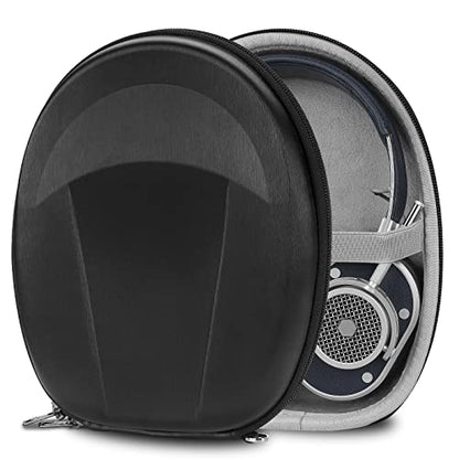 Geekria Shield Headphones Case Compatible with JBL Tune 680NC, Tune 510BT, Live 400BT, AKG Y50BT Case, Replacement Protective Hard Shell Travel Carrying Bag with Cable Storage (Black)