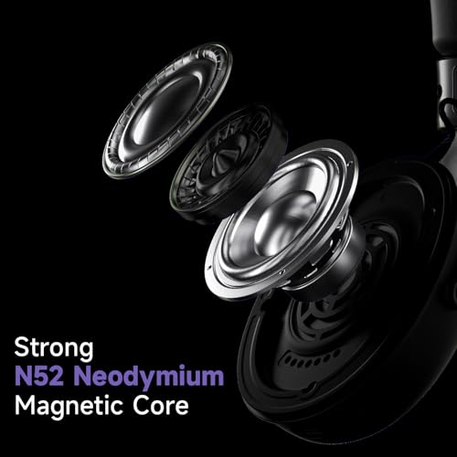 Akko Verge S9 Ultra Lightweight Wireless Gaming Headset, Quad Mode 2.4G, BT, Wired Connectivity Headset with Noise Cancelling Mic, Compatible with PS PC Phone, Design for Comfort White - color: Purple & White