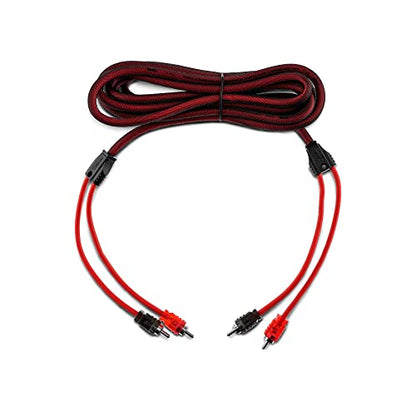 DS18 R12 Ultra Flex RCA, Male to 2-Male RCA Cable, Y Splitter Design,(12 Feet) - size: 12 Feet