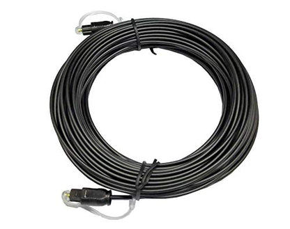 easyday Digital Optical Audio Cable Toslink Cable Cord Fiber Optic Cable for Home Theater, Sound Bar, TV, PS4, Xbox, PlayStation & More (20 Meter) - size: 20 Meter