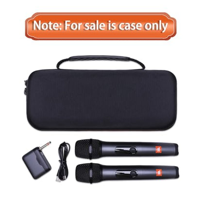 LTGEM Compatible with JBL Wireless Two Microphone/JBL PartyBox Mic, Orange | Fit Sony ULT MIC, Receiver and Battery, Case Only - color: Orange