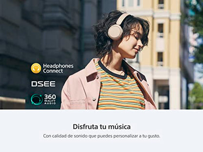 Sony WH-CH520 Wireless Bluetooth On-Ear Headphones with Microphone, Up to 50 Hours Battery Life with Quick Charge Function, Includes USB-C Charging Cable - White - International Version (No Warranty) - color: White