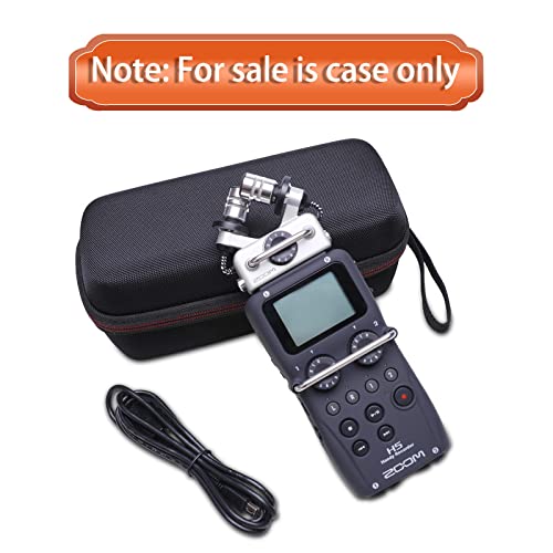 LTGEM EVA Hard Case for Tascam DR-05XP Portable Recorder | Fits Zoom H5 4-Track/Tascam DR-07XP/DR-05X Handy Recorder - Travel Protective Carrying Storage Bag