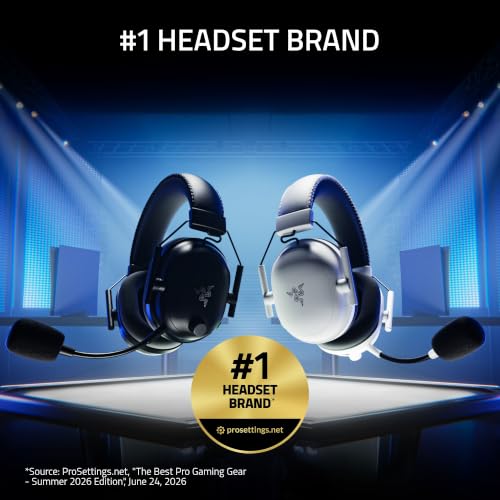 Razer BlackShark V2 Pro Wireless PlayStation Gaming Headset, Black - color: Black, style: PlayStation