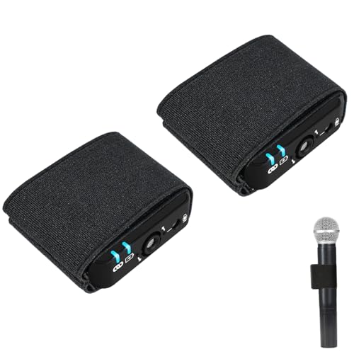 MOTAIN Hand Microphone Elastic Sleeve Compatible with RODE Wireless Go/Go II/PRO Recorders,Ideal Accessory For Wedding Photographers(2 Pack) - style: 2 Pack
