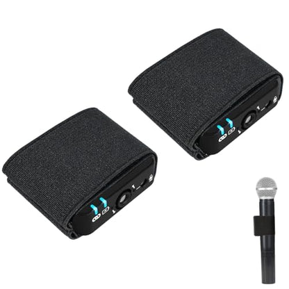 MOTAIN Hand Microphone Elastic Sleeve Compatible with RODE Wireless Go/Go II/PRO Recorders,Ideal Accessory For Wedding Photographers(2 Pack) - style: 2 Pack