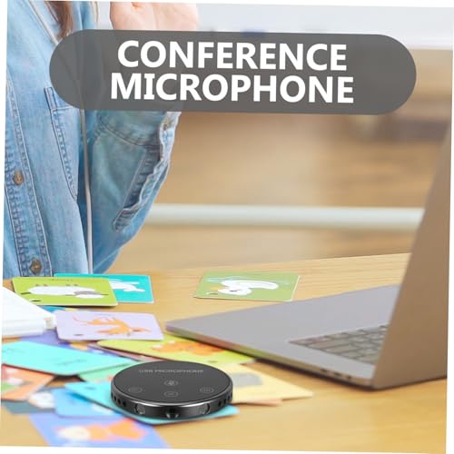 Omnidirectional USB Microphone for Live Recording and Game Chatting Compact Desktop Mic for Laptop and Meetings Easy to Use and Portable