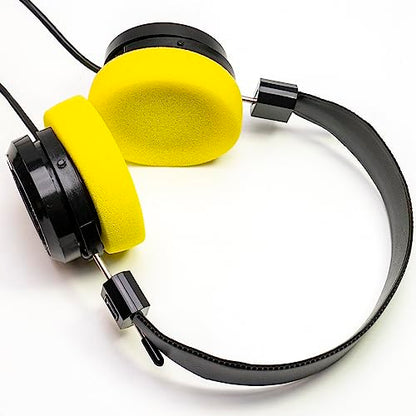 Ear Pad Foam Cushions Compatible with Sennheiser HD414 Grado SR60 SR60i SR80 SR80i SR80e SR125 SR225 SR325 SR SRI RS Series PS1000 GS1000 Headphone (Yellow)