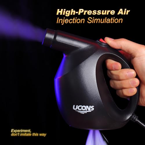 Electric Air Duster for Electronics, 500W 31m/s High-Powered Keyboard Cleaner - Reusable Cordless Air Blower with Anti-Static Brush, 70% Quieter Than Compressed Air Cans